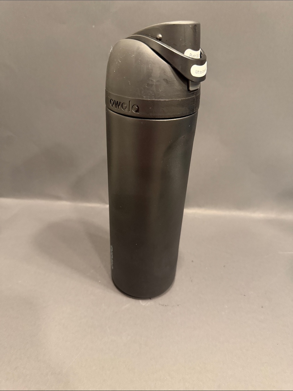 Swig Life Matte Black Insulated Bottle with Flip Lid